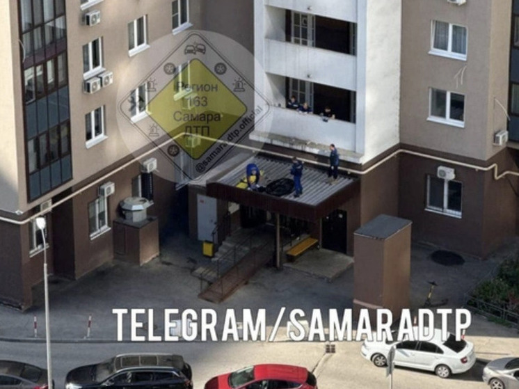 Человек упал с высоты в ЖК «Центральный» в Самаре на Московском шоссе