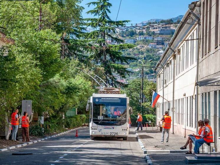 В Крыму отменили несколько рейсов троллейбуса №51