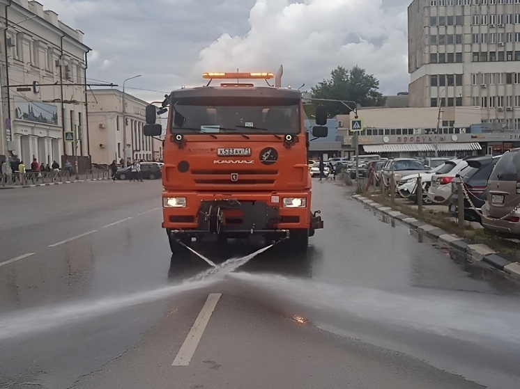Жителям Тулы рассказали, где 25 августа проводилась уборка дорог и тротуаров