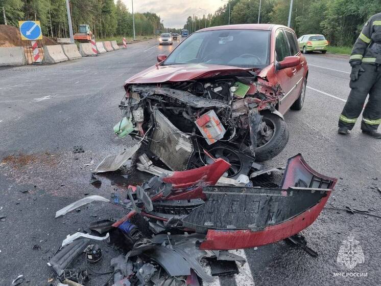 Под Тверью столкнулись два автомобиля: есть пострадавший