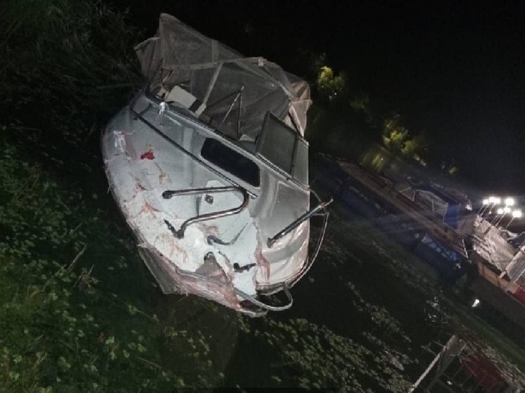 После столкновения катера и баржи в Ивановской области началась проверка