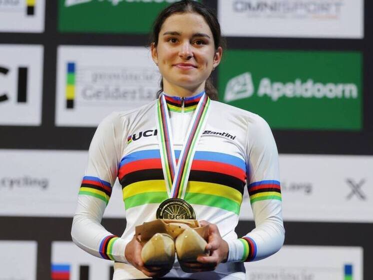 Петербурженка завоевала золото на юниорском чемпионате мира по велоспорту