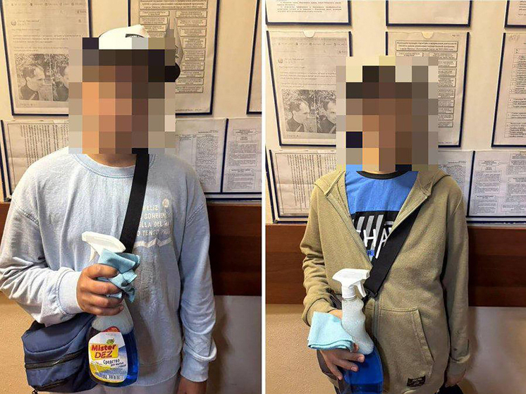 Московские полицейские провели профилактический рейд на Патриарших прудах — были задержаны мальчишки, которые на проезжей части предлагали водителям помыть фары и стекла автомобилей