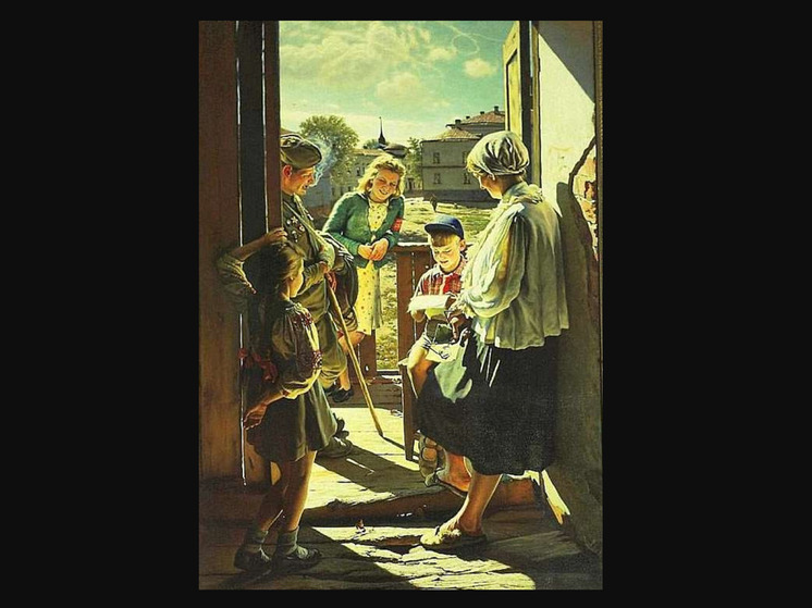 В НАО раскрыли историю картины «Письмо с фронта»