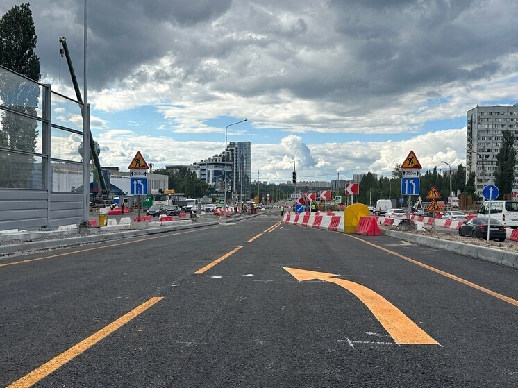 Водители в Воронеже ездят по встречке из-за работ на улице Остужева