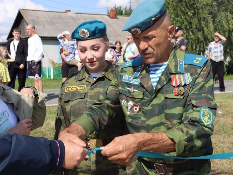 В Юргинском районе открыли новый сквер