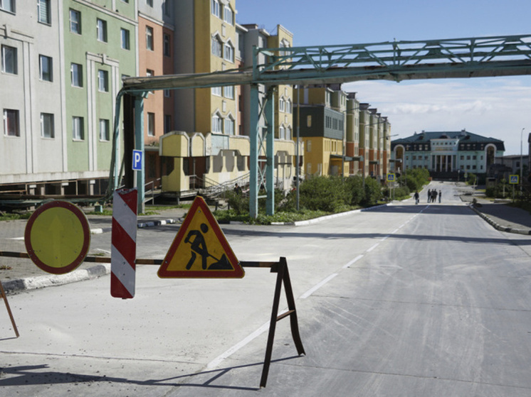 Участок улицы Отке обновили в Анадыре по нацпроекту "Инфраструктура для жизни"