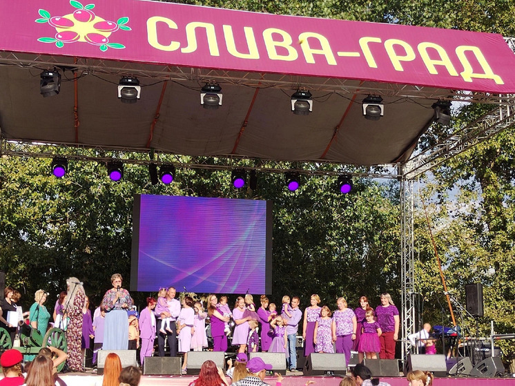 Орловский фестиваль «Слива-Град» задал дресс-код в лиловых тонах