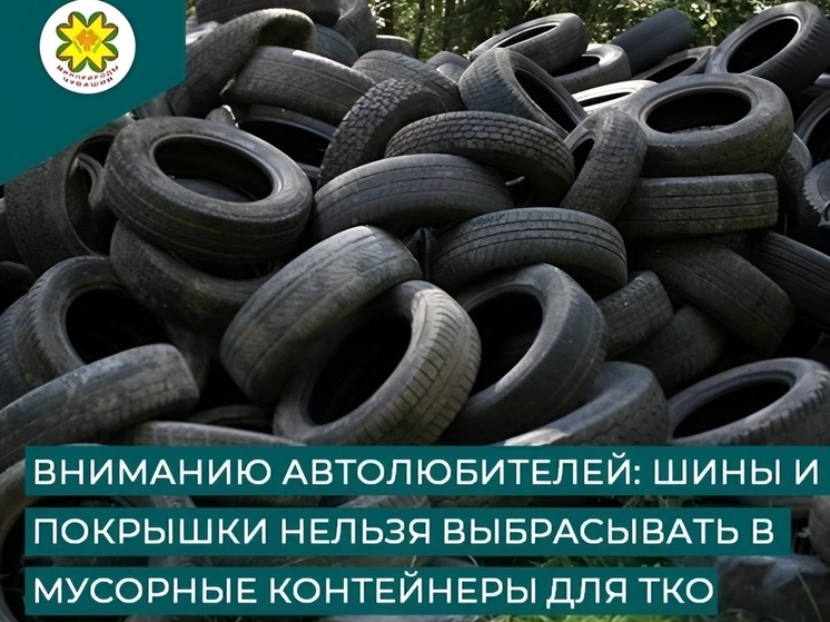 Старые шины нельзя выбрасывать: как их утилизировать в Чувашии