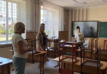 В Круглоозерской школе Херсонской области в этом году обновление провели в пищеблоке
