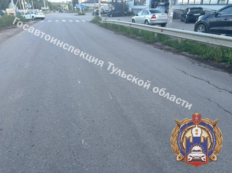 В Тульской области подросток на питбайке попал в аварию и травмировался