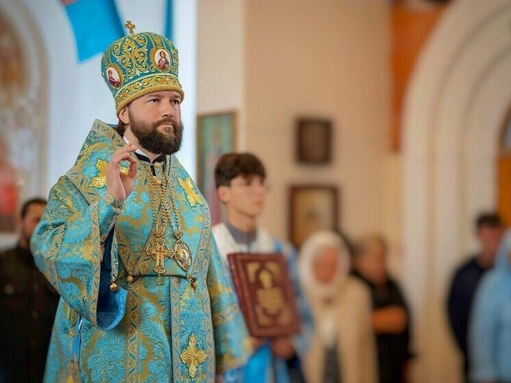 В день празднования Успения Пресвятой Богородицы епископ Бердянский и Приморский Петр (Дмитриев) обратился с речью к православным христианам