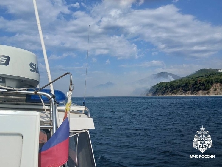 Самолет Бе-200 МЧС подключили к тушению пожара под Геленджиком