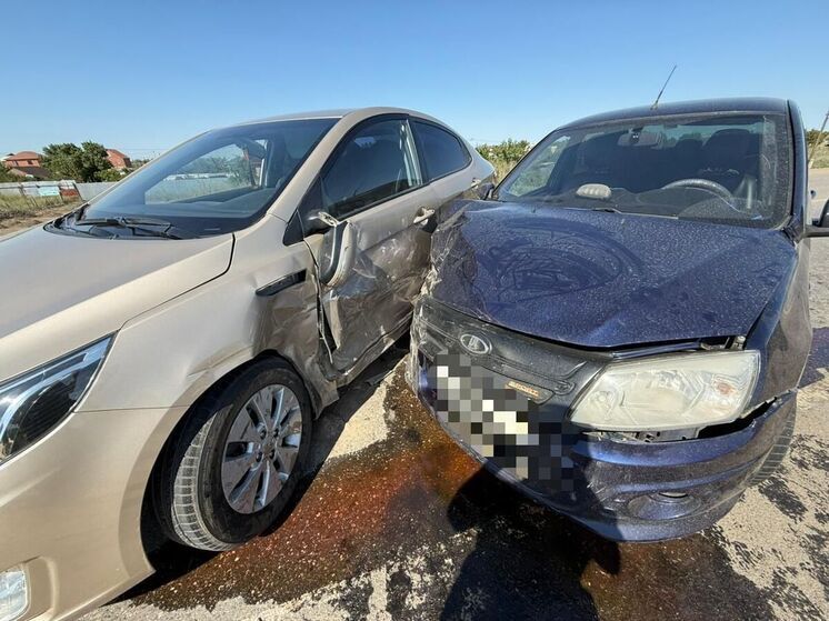В ДТП под Астраханью пострадали двое детей