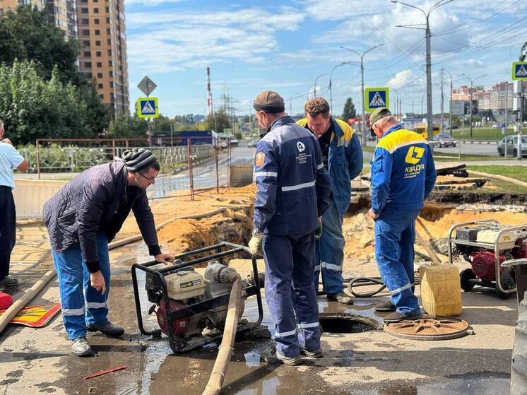 Ремонт теплосетей в Липецке идет полным ходом