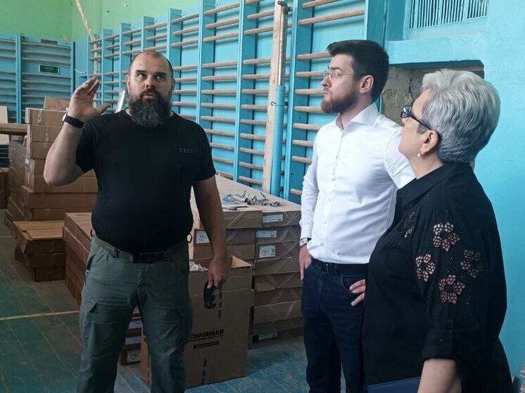 В Старобешевском округе проводят масштабный капремонт Новокатериновской школы