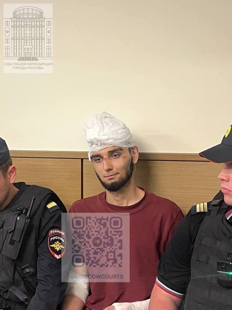 Суд в Москве арестовал 25-летнего таджика, напавшего на полицейских