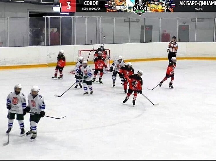 Юные хоккеисты "Сокола" провели первые матчи на ALGA CUP в Казани