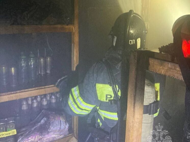 Пожар оставил владельца магазина в Валдайском районе без холодильника и продуктов