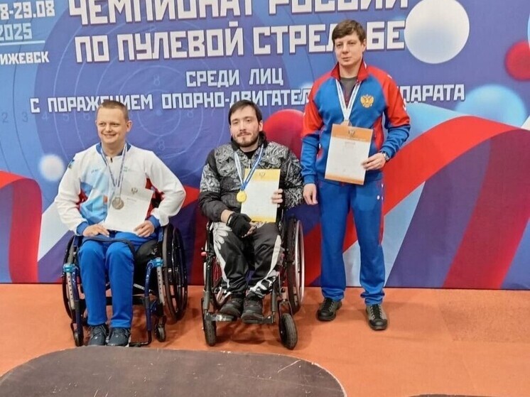 Un residente de Severodvinsk gana cuatro medallas en el campeonato ruso de tiro.