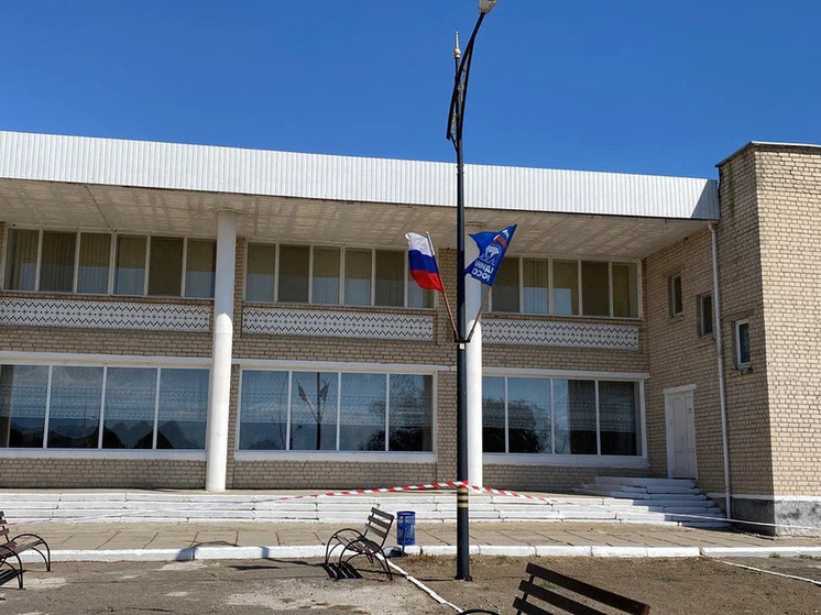 В Круглоозерском доме культуры Херсонской области завершили монтаж оборудования кинозала