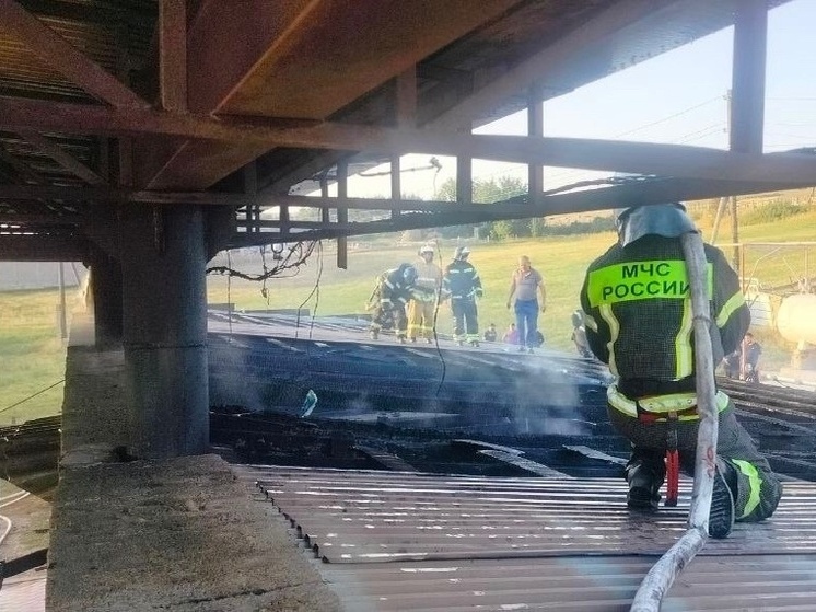 Пожар произошел на АЗС в Дагестане, есть пострадавший