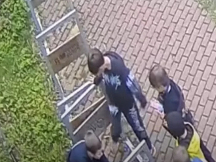 В Светлогорске камеры зафиксировали вандализм подростков на детской площадке