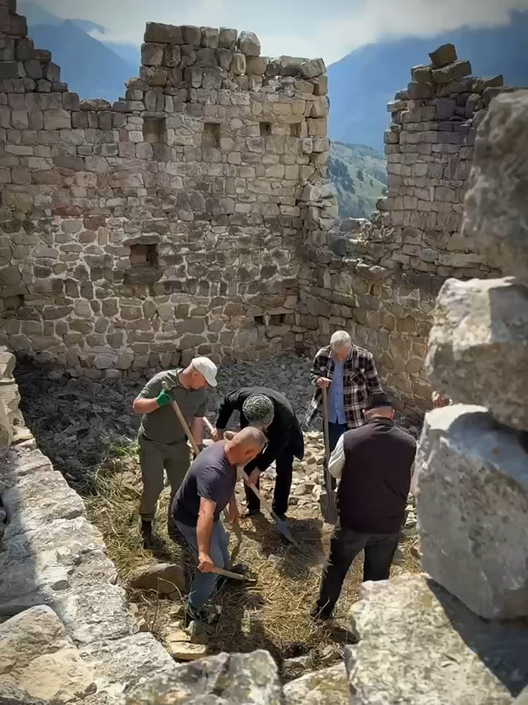 В Ингушетии начались раскопки на башенном комплексе «Герити»