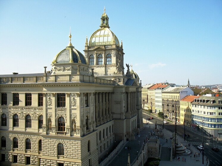 PL: Национальный музей в Праге заменил украинский флаг на обезьяну