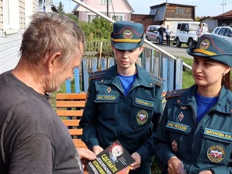 Профилактический рейд по пожарной безопасности прошёл в селе Мальково