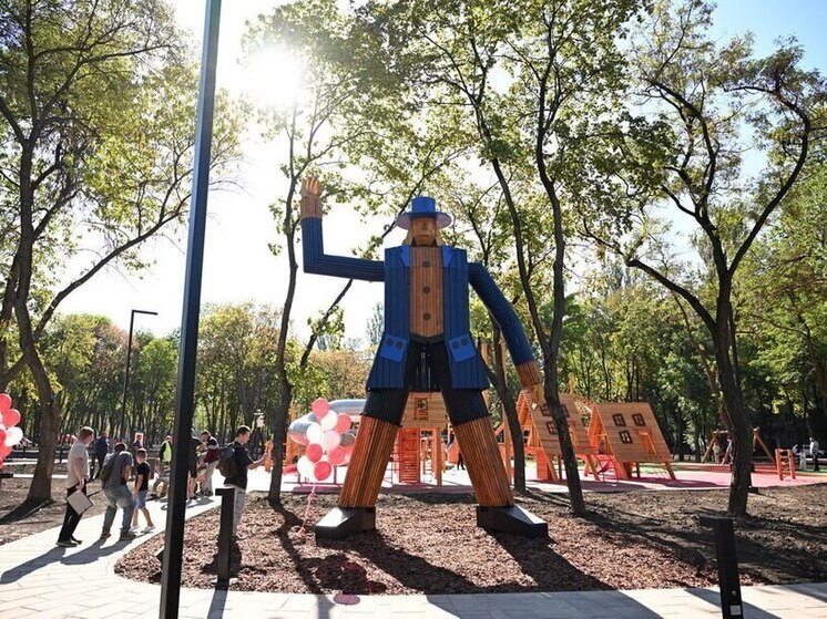 В Донецке досрочно завершили восстановление парка "Гулливер"