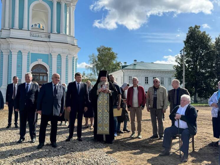 В Костромском кремле прошла церемония закладки нового Успенского собора