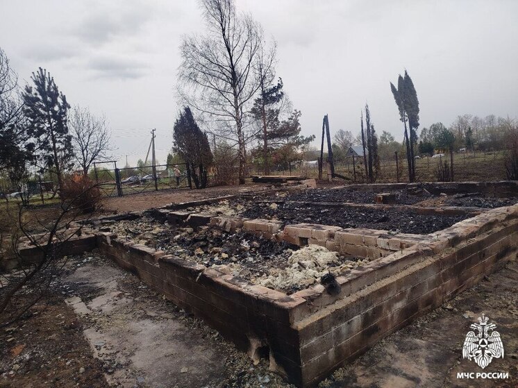 В Ярославской области от пала травы сгорела дачная усадьба