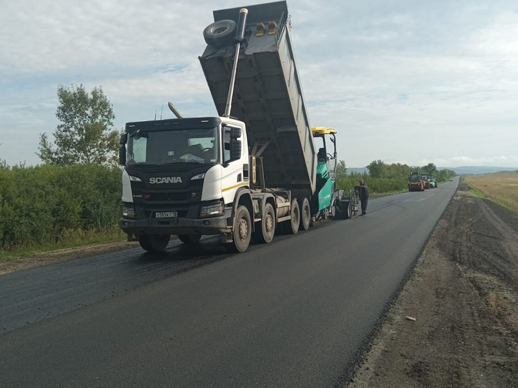 В Боградском районе обновили участок межрегиональной трассы по нацпроекту