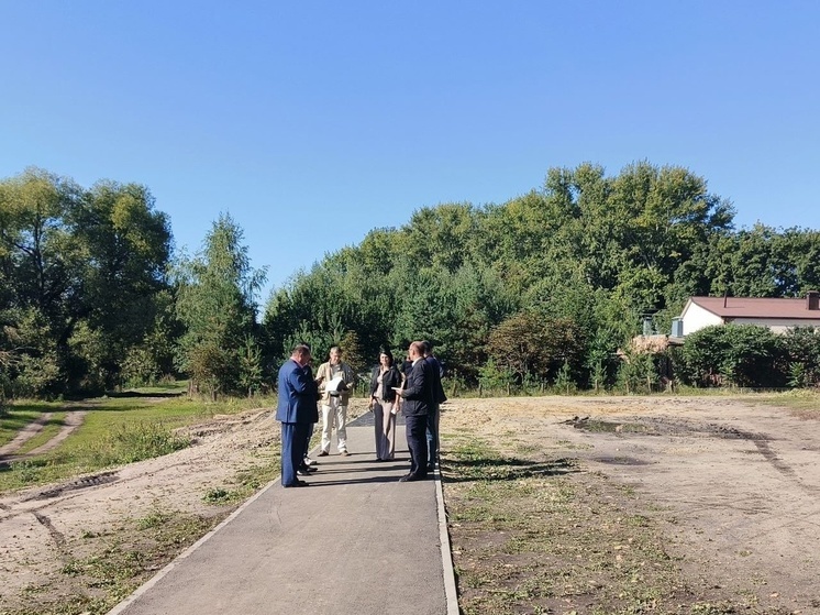 В Ливнах Комсомольский парк продолжат благоустраивать в 2026 году