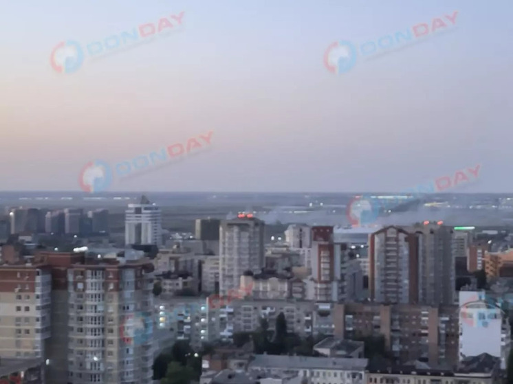 В Ростове спустя восемь часов удалось потушить ландшафтный пожар на Левом берегу