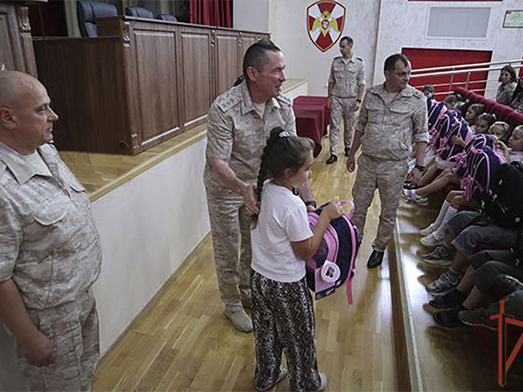 В Пятигорском батальоне Росгвардии прошла акция «Собери ребёнка в школу»