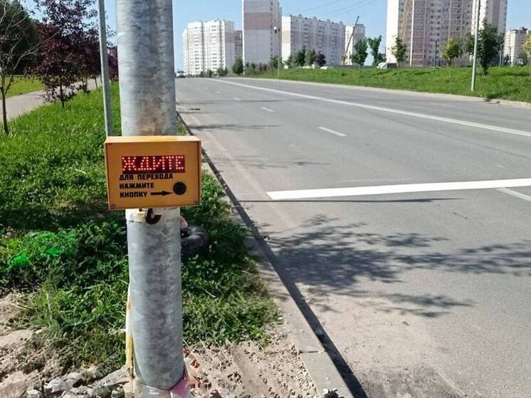 Калужанам подарили на День города новый светофор