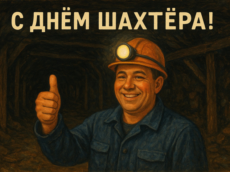 Открытка и поздравления на День шахтёра
