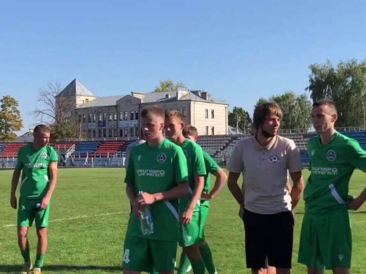 Жабин рассказал о победе ФК «Елец» над «Днепром» со счётом 2:0