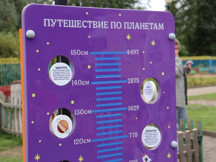 В детском саду Новгородского округа открыли Космоплощадку