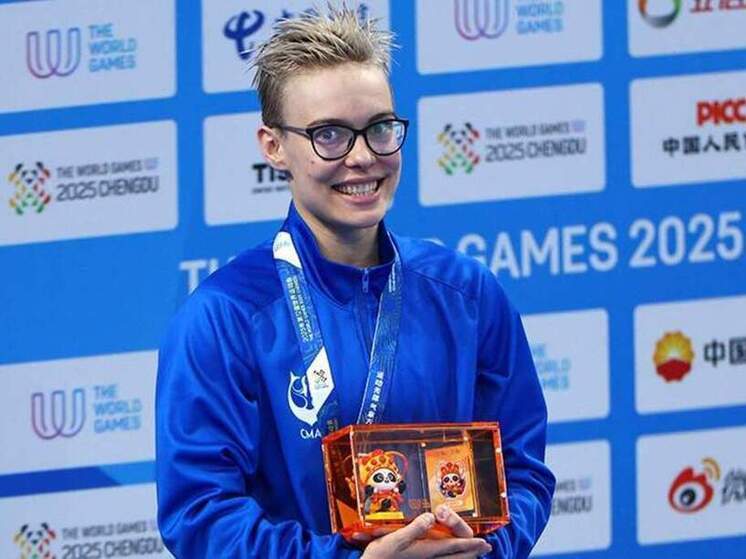 Пловчиха Диана Слисева рассказала, что исполнила гимн России на Всемирных играх