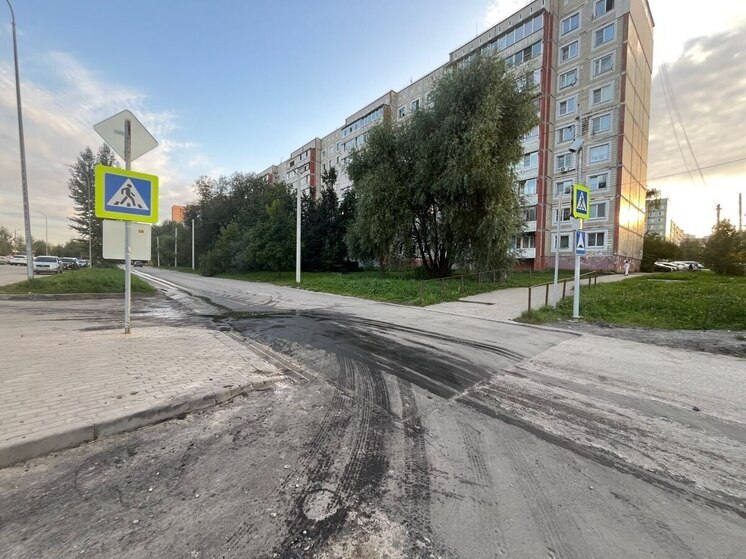 В Калуге появился приподнятый пешеходный переход