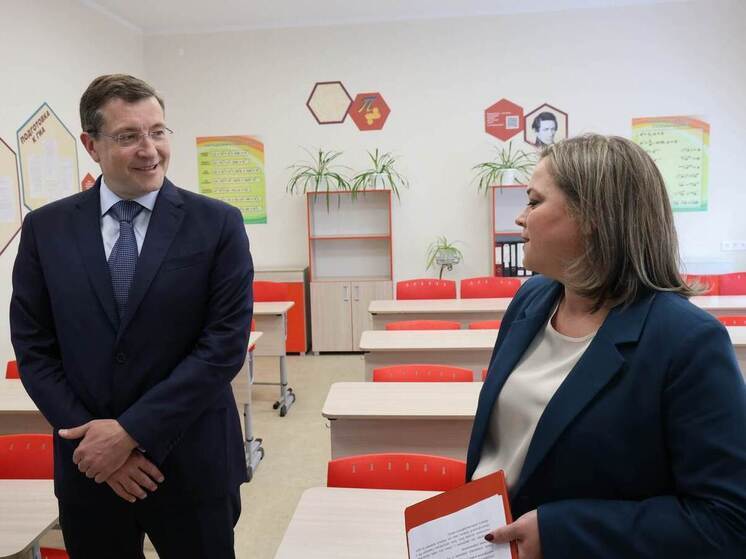 Губернатор Глеб Никитин открыл в Горбатове школу после реконструкции