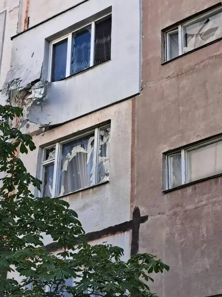 В Новой Каховке в результате атаки поврежден жилой дом