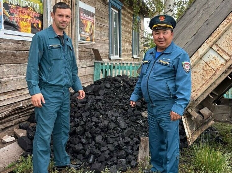 Мать троих участников СВО из Хакасии обнаружила у себя во дворе три тонны угля