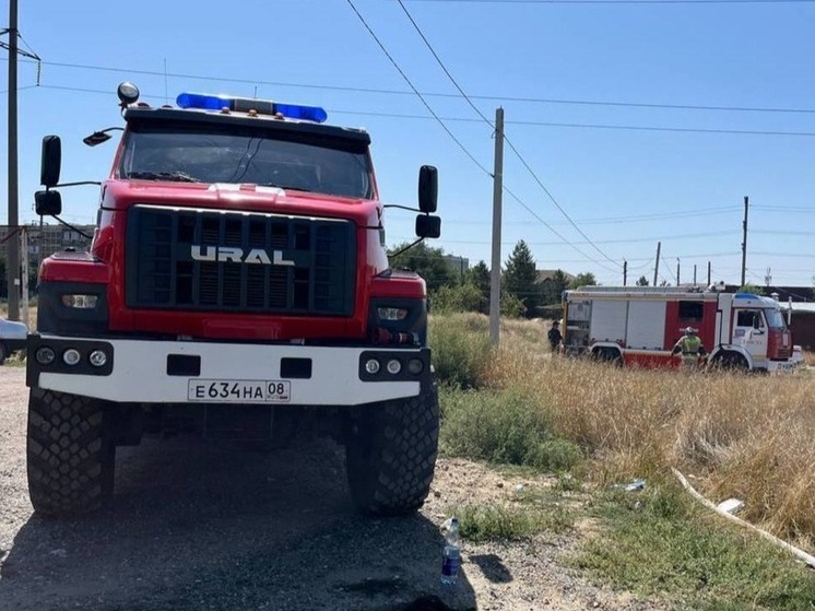 За неделю в Калмыкии произошло 46 пожаров