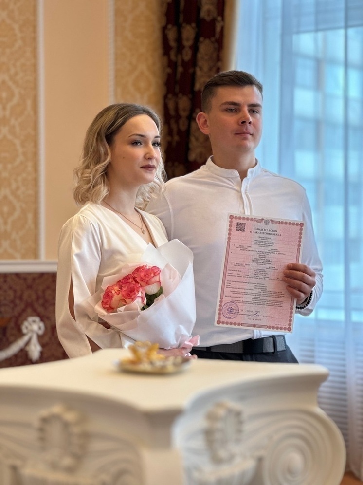 В Волгореченске узаконила отношения 100-я пара молодоженов