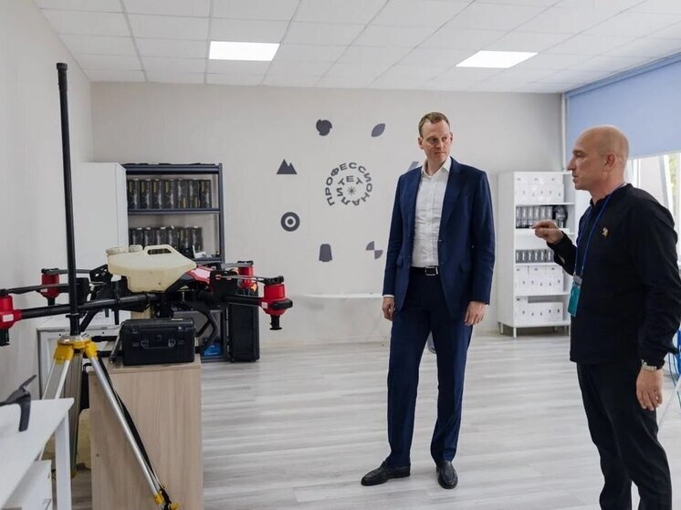 В Рязанском колледже имени Комарова открыли агрокластер по нацпроекту