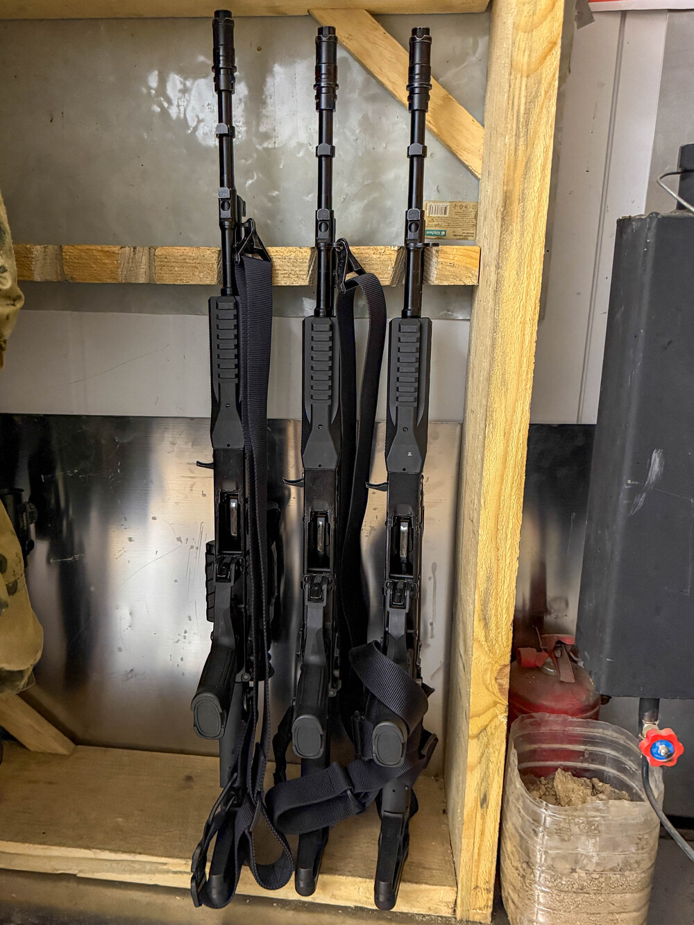 Парадный строй добровольцев